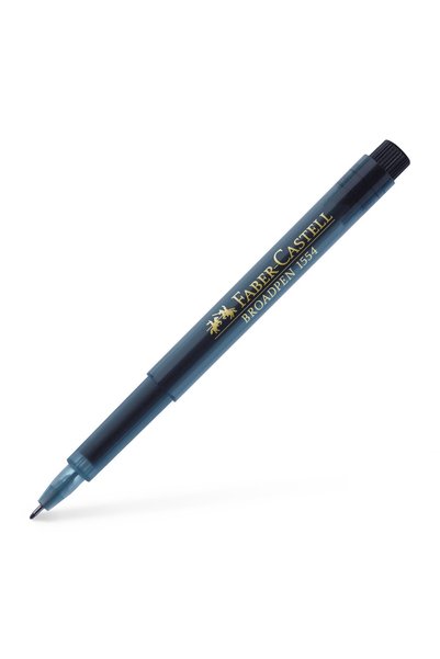 Faber Castell Pix cu vârf subțire 0.8mm Negru Broadpen 1554 Faber-Castell