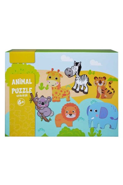 China Puzzle din lemn, animale/vehicule