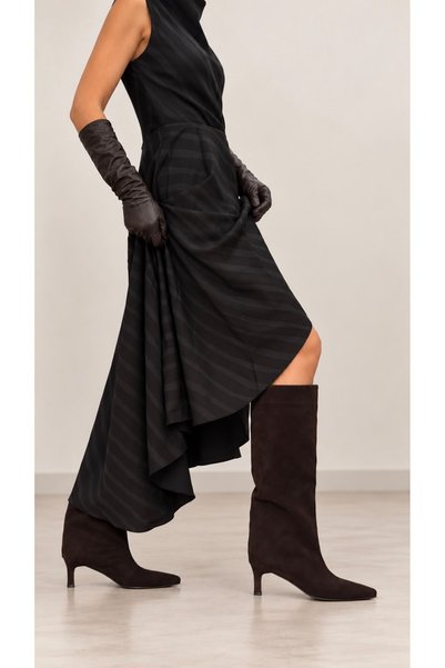 ESSO LA MİA Aura Suede Heeled Boots