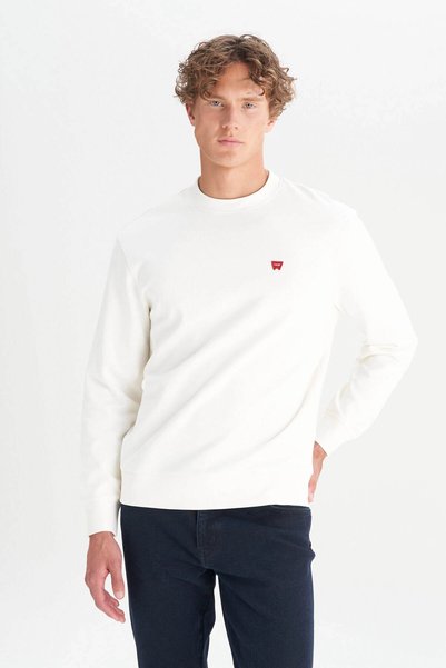 WRANGLER Regular Fit Beyaz Erkek Sweatshirt W2520255W02
