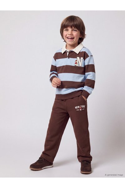 LC Waikiki Quality Pieces from Çelebi Store Striped Boys' Suit