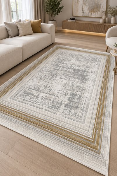 ünalcarpet 4 Metrekare - 6 Metrekare Bambu Tarz Modern Salon Oturma Odası Mut...