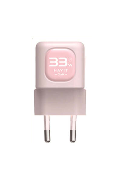 Havit Încărcător de rețea (UC230 EU), Type-C, USB, 33W, roz - roz