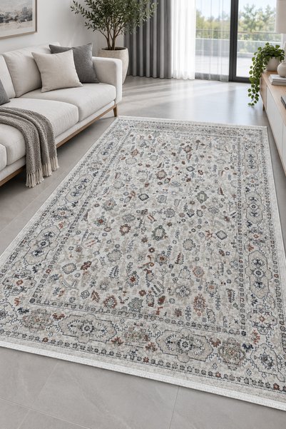 ünalcarpet 4 Metrekare -6 Metrekare Kalın Modern Dokuma Salon Oturma Odası Mu...