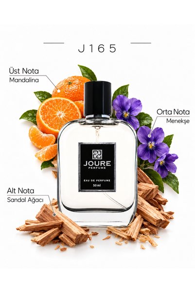 JOURE PERFUME Joure J165 Odunsu Pudralı Menekşe Kokulu Kalıcı Kadın Parfüm 50...
