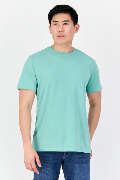 Levi's Men Crew Neck Short Sleeve Solid T-Shirt, Mint Green