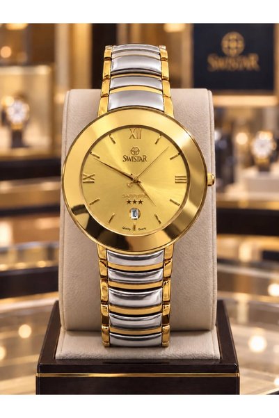 SWİSTAR Luxury Men's Watch, Universal Design, Rado Style, Swister Brand, Japa...