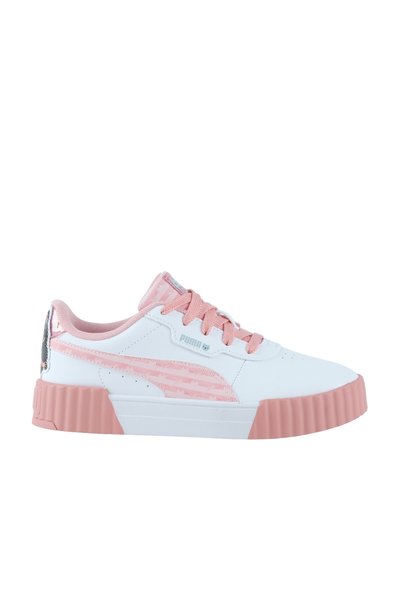 Puma حذاء رياضي أبيض للأطفال X Gabbys Dollhouse Carina 3.0 (405775-01)