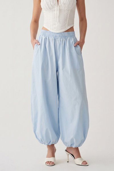 Salih Çelebi Shalwar Trousers 2661 - Baby Blue