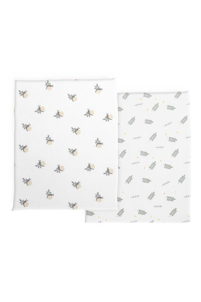 Chicco N2M FOREVER bambus cearșaf SET -2 PIESE