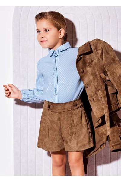 Abel & Lula Girl's Shorts Brown