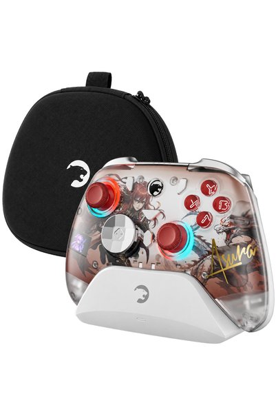 GamePower Asura Kablosuz Beyaz RGB TMR Gamepad (2.4G, Bluetooth, Kablolu) (PC...