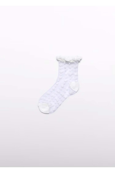 MAYORAL Abel & Lula Girls' Socks White