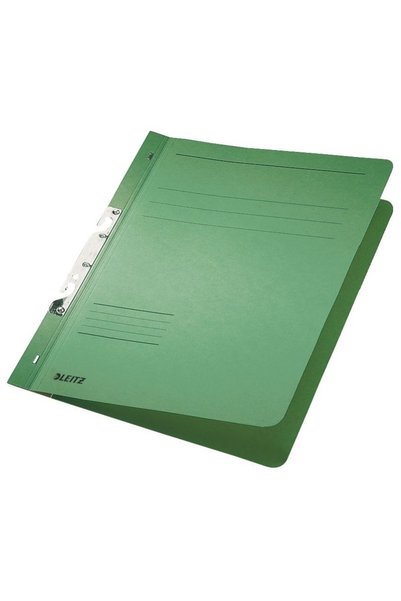 Leitz Cardboard file 1/1 unbuttoned green