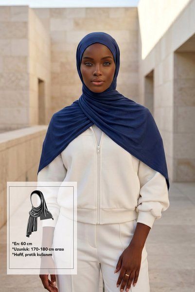 Aisha's Design Șal practic zilnic din bumbac pieptănat, anti-alunecare, PS-60...