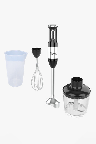 Royal Appliances 4-in-1 Electric Hand Blender 400W Stick & Immersion Blender ...