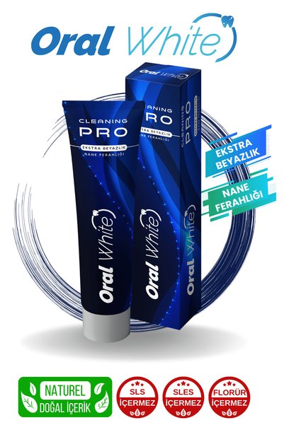 Oral White Cleaning Pro Extra Whiteness Mint Freshness 75ml