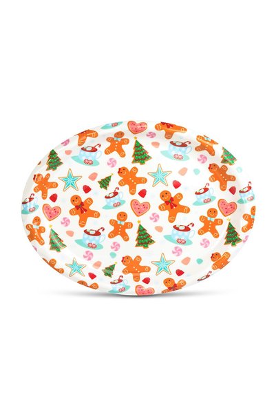 Alista Home Tavă de Crăciun, plastic, 36 x 26 cm