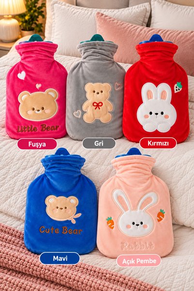 MİMOZA PARK Mini Plush Hot Water Bag 500 ml