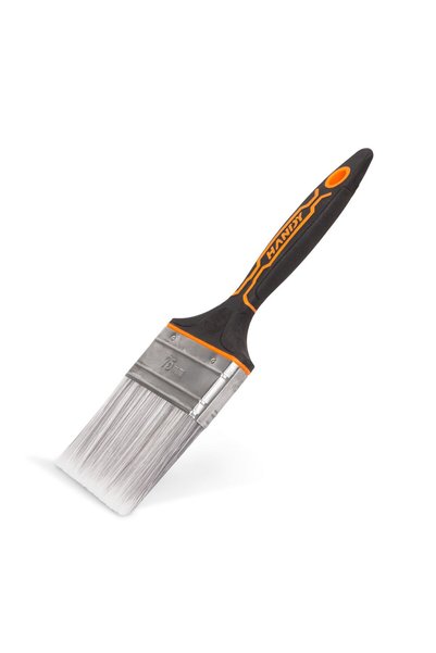 Alista Home Pensulă plată de 3 inch, 75 mm, cu mâner ergonomic din plastic, p...