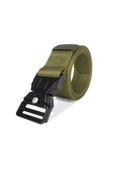 Z-Tools Curea de drumeție, cu buton de eliberare, verde, / ZTS9194