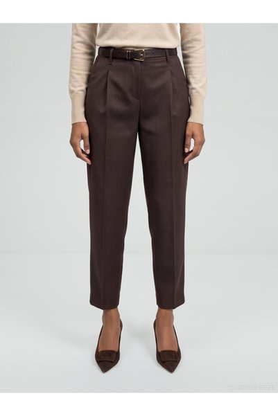 Dilvin 73243 Arched Cropped Pants