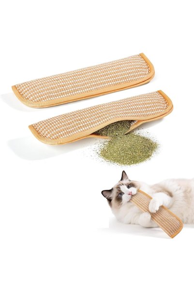 AQUAFALCON Cat Toys Pack of 2 with 6000mg A+ Organic Catnip, Soft Sisal Mater...