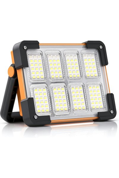 Generic DANCINGBOAR 120W Solar Rechargeable 144 LED Work 10000LM Flood | Port...
