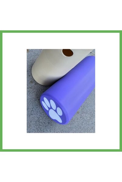 TheGencoo 3D Printed Dog Treat Dispenser Rolling Cylinder Puzzle Toy with Paw...