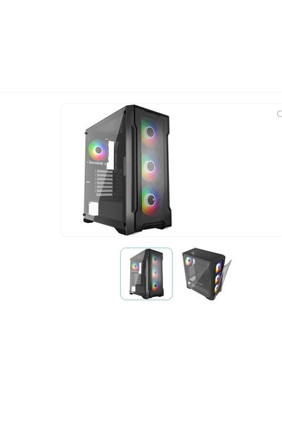 GAMEBOOSTER FALCON GB-A750B 750w 80+ Bronze USB 3.0 Mesh ARGB ATX Mid Tower Gaming Kasa