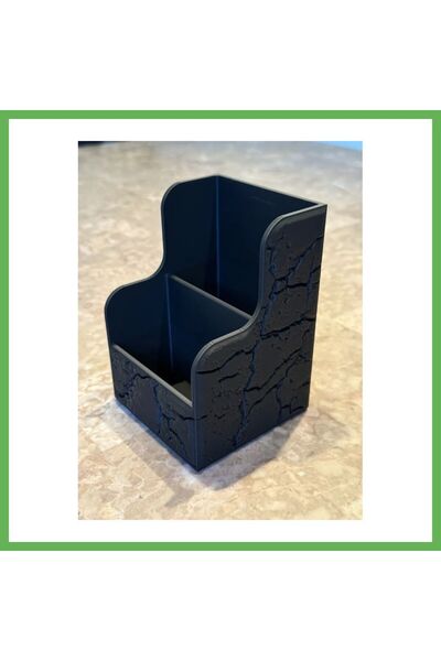 TheGencoo 3D-Printed Cracked-Pattern Remote Control Stand—Stone-Look Multi-Re...