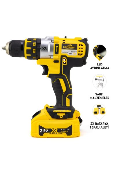 Dawreek 10 mm çelik Mandrenli darbeli vidalama Dwd5p
