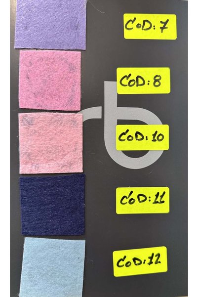 NO BRAND Fetru Moale 1 mm (Lățime 90 cm) - Bleu