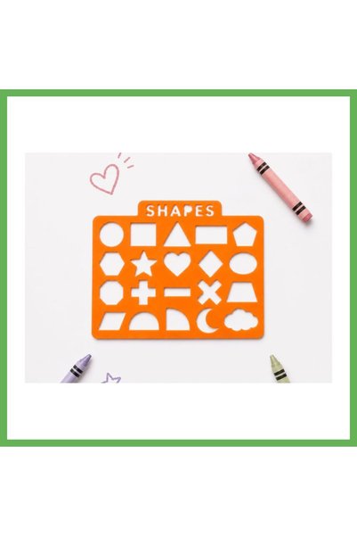 TheGencoo 3D Printing Geometric Shapes Drawing Template - 20-Pattern Mold - O...