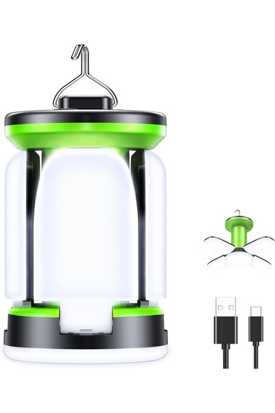 Blukar Camping Lantern Rechargeable, Camping Lights Lamp - 7 Light Modes 60 L...
