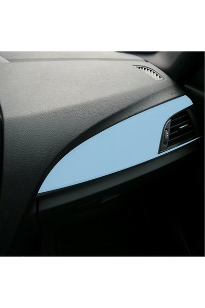 OEM Folie Auto Colantare Trimuri, Model Catifea Albastru Deschis, 100 x 45cm