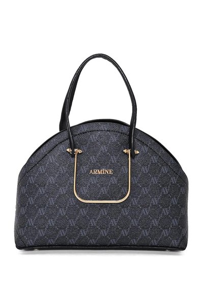 Armine 365 Black-Spotted Shoulder Bag
