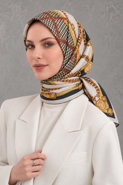 Eşarp Sokağı وشاح قطني مزخرف SPE-79