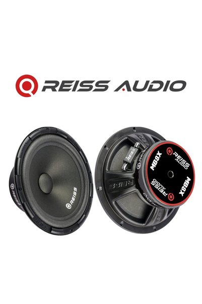 Reiss Audio Rs-M8BX 20Cm MidBass Çifti 800wat-400w Rms Oto Midbas Hoparlör 2adet