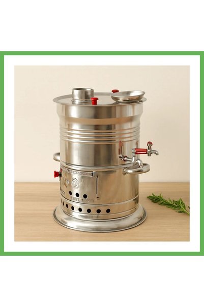 TheGencoo 7 L Piknik Semaveri Çift Musluk GEN01