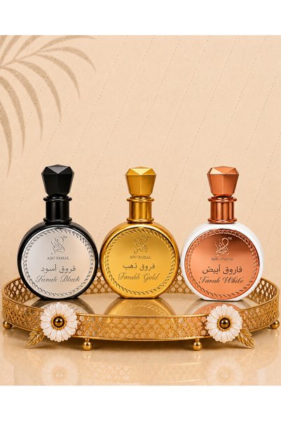 Faisal Aldayel perfumes Set de 3 parfumuri orientale pentru femei - Farukh Wh...