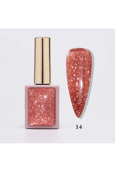 global fashion Star Diamond Ημιμόνιμο Βερνίκι Νυχιών Gel 15 ml, 14
