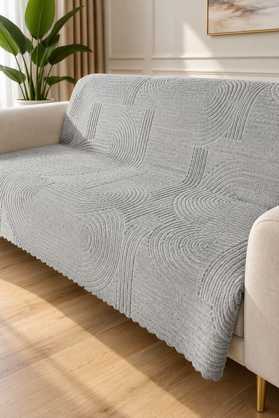Decomia Home غطاء أريكة ناعم ومبطن من ماريا، متعدد الاستخدامات، مانع للانزلاق...