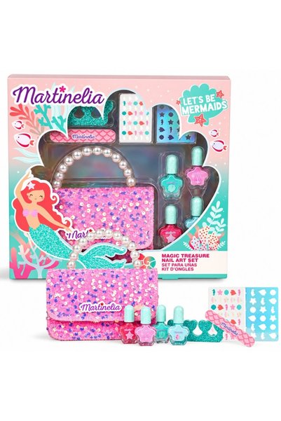Martinelia Să fim sirene, set de unghii cu comori magice