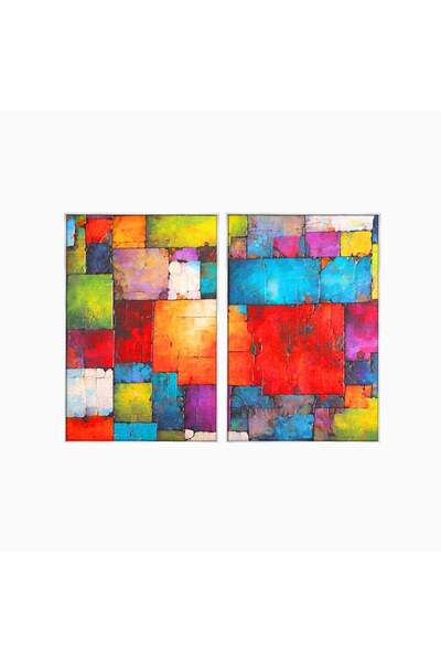 Luxcanva Set 2 Tablouri Canvas Arhitectura sentimentelor 160x120 cm (2 x 80x1...