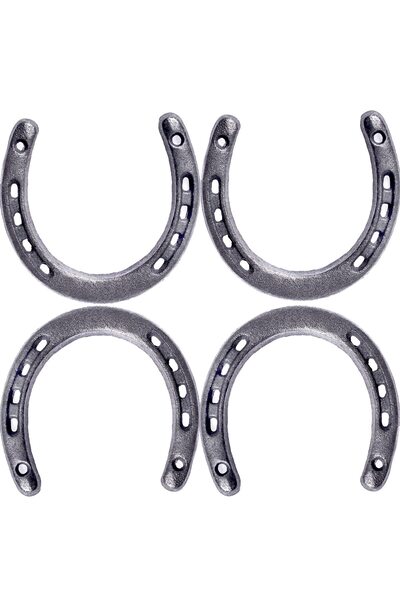 GENERAL GGTYHAO 12PCS Cast Iron Horseshoe，for Good Lucky, Durable Cast Iron M...