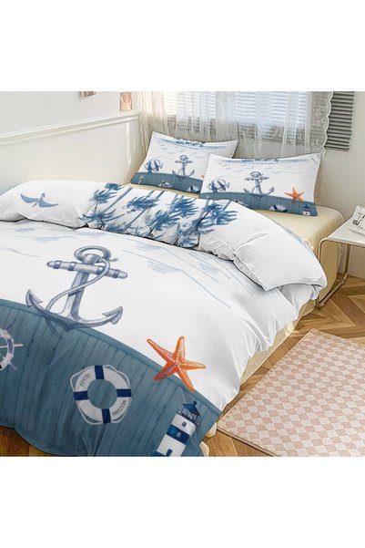 LEADER GLOBAL Premium Bohemian Decor Bedding Set 3Pcs, Soft All Season Bedding