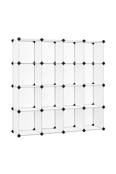 SONGMICS Cube Storage Organizer, 16 Cube Closet Organizers and Storage, Cloth...