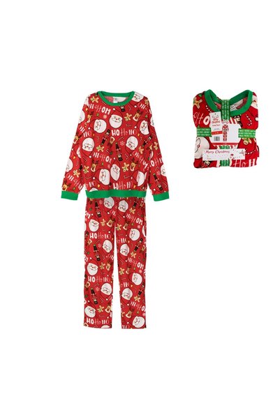 OEM Pijama de Crăciun pentru bebeluși, roșie catifelată cu Moș Crăciun, reni ...