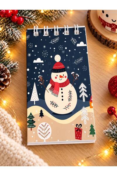 4nio New Year's-Themed Spiral-Bound Notebook